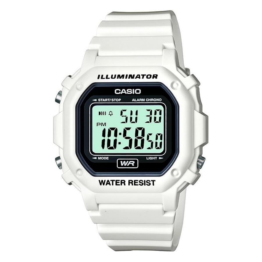 サウナ×G-shock 【サ-Shock】　F-108WHC-1AJF 全身ツルツル🌟ピカピカ【カシオ F-108WHC】遠くから見れば